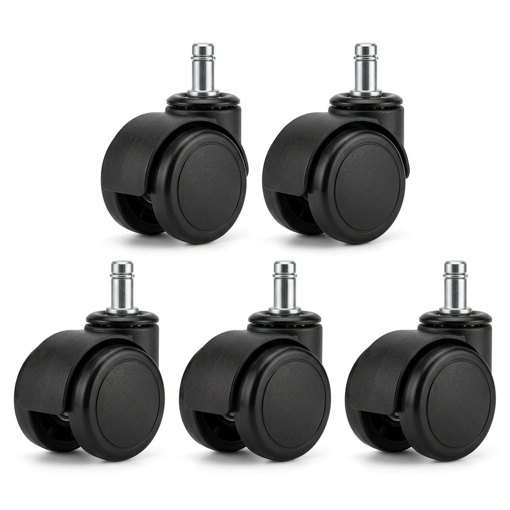 Hardwood-Safe Office Chair Caster Wheels View 1