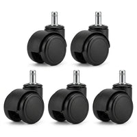 Hardwood-Safe Office Chair Caster Wheels View 1