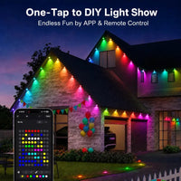 Smart RGBIC Permanent Outdoor Eave & Roofline Lights View 8