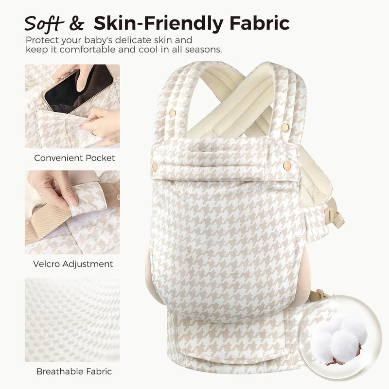 Integrated pocket, velcro width adjustment and breathable cotton fabric