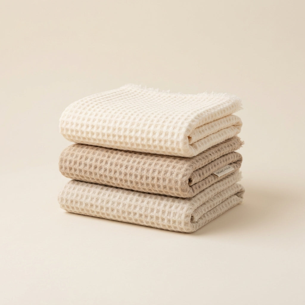 100% Muslin Cotton Burp Cloths 3-Pack (FREE) View 1