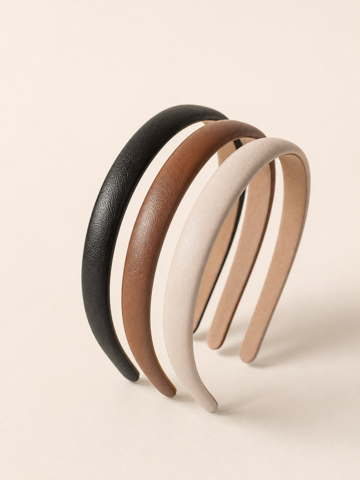 Bandeau Leather Headband, studio