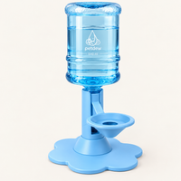 Blue gravity cat water dispenser with 640ml bottle View 16