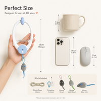 PawClaws Auto-Rebound Interactive Cat Toy View 4
