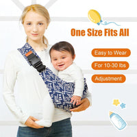 One size fits all, adjustable, for 10 to 30 lbs