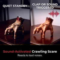 The Electric Walking Hand Quiet Standby vs Clap or Sound Triggered action View 3