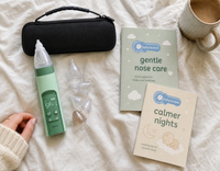 Snot Busting Package - aspirator, travel case and 2 books