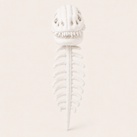 3D Dinosaur Skeleton Wearable Plush Cape & Hood Costume View 6