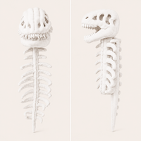 3D Dinosaur Skeleton Wearable Plush Cape & Hood Costume View 8