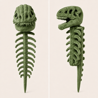 3D Dinosaur Skeleton Wearable Plush Cape & Hood Costume View 63