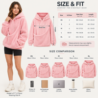 Oversized Cozy Plush Pet Carrier Pouch Pullover Hoodie View 4