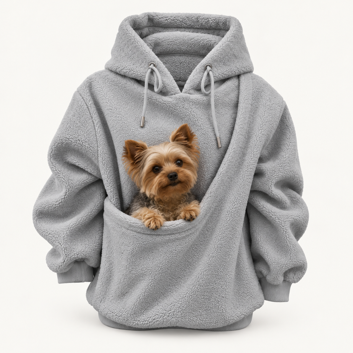 Oversized Cozy Plush Pet Carrier Pouch Pullover Hoodie View 61
