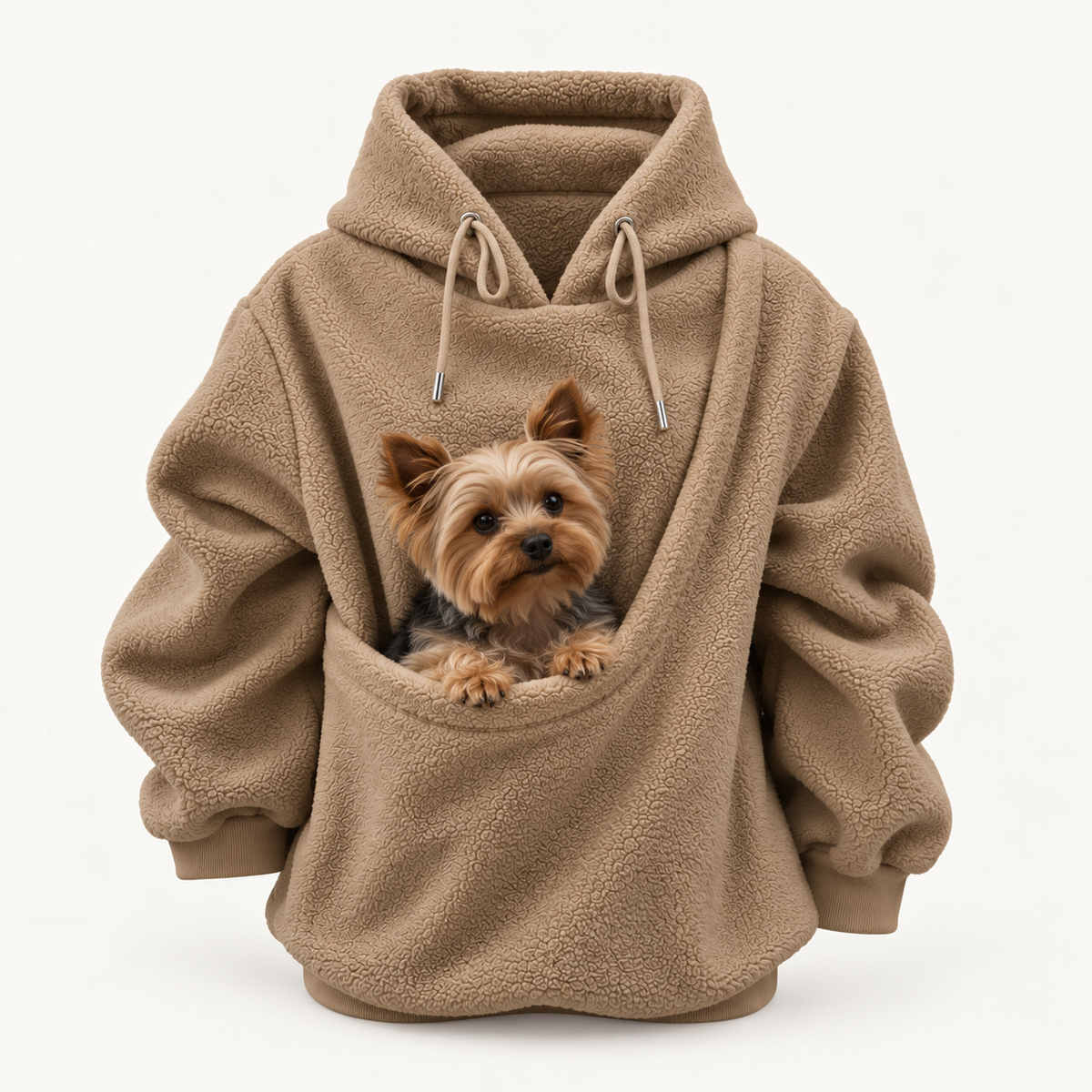 Oversized Cozy Plush Pet Carrier Pouch Pullover Hoodie View 121