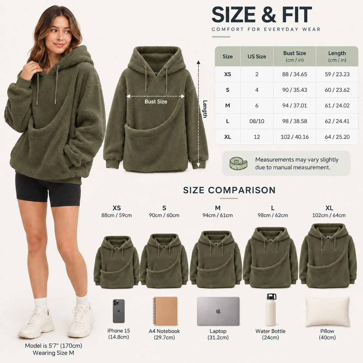 Oversized Cozy Plush Pet Carrier Pouch Pullover Hoodie View 154
