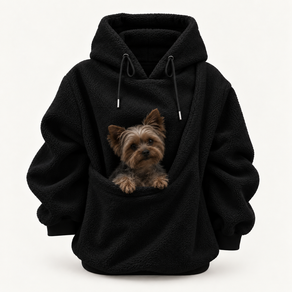 Oversized Cozy Plush Pet Carrier Pouch Pullover Hoodie View 181