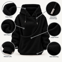 Oversized Cozy Plush Pet Carrier Pouch Pullover Hoodie View 182