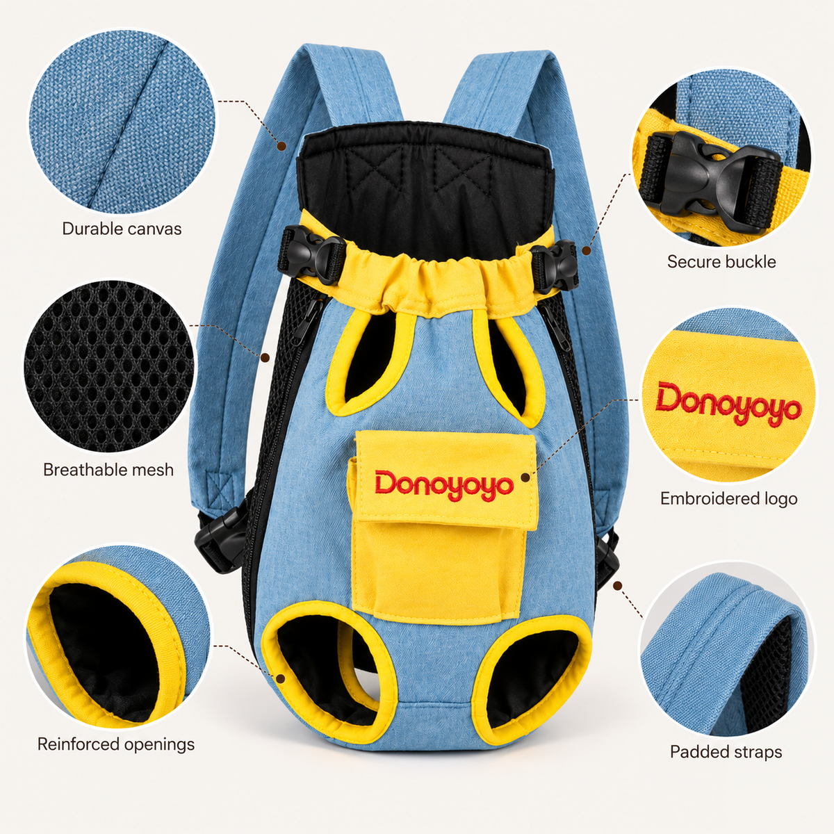 Cat Pack - Hands-Free Pet Carrier Backpack View 8