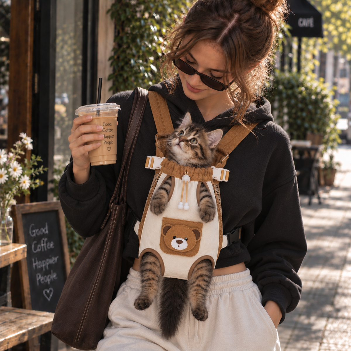 Bear Design Cat Pack size chart for S to XXL View 6