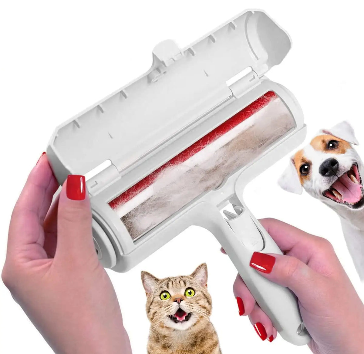 Self-cleaning pet hair remover roller View 2