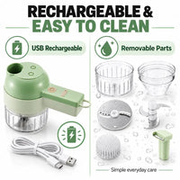 4-in-1 Multifunctional Handheld Electric Food Processor View 1