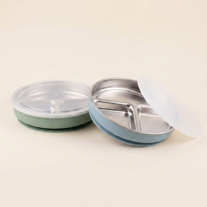 Stainless Steel Non-Toxic Toddler Suction Plate