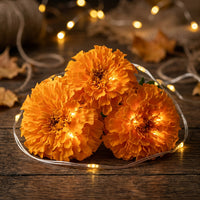 Baby Bubble™ Festive Marigold LED Garland String Lights (3-Meter / 20-Flower Edition) View 3