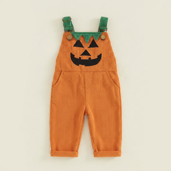 Vintage Contrast Toddler Corduroy Overalls
