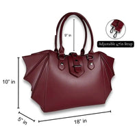 Bat Wing Convertible Shoulder Bag View 6