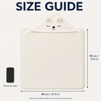 Size guide, 80cm by 80cm, 31.5 by 31.5 inches View 4