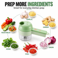 4-in-1 Multifunctional Handheld Electric Food Processor View 3