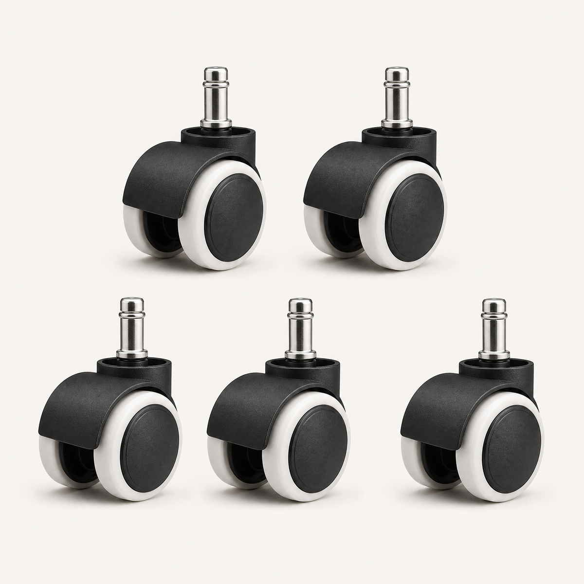 Hardwood-Safe Office Chair Caster Wheels View 2