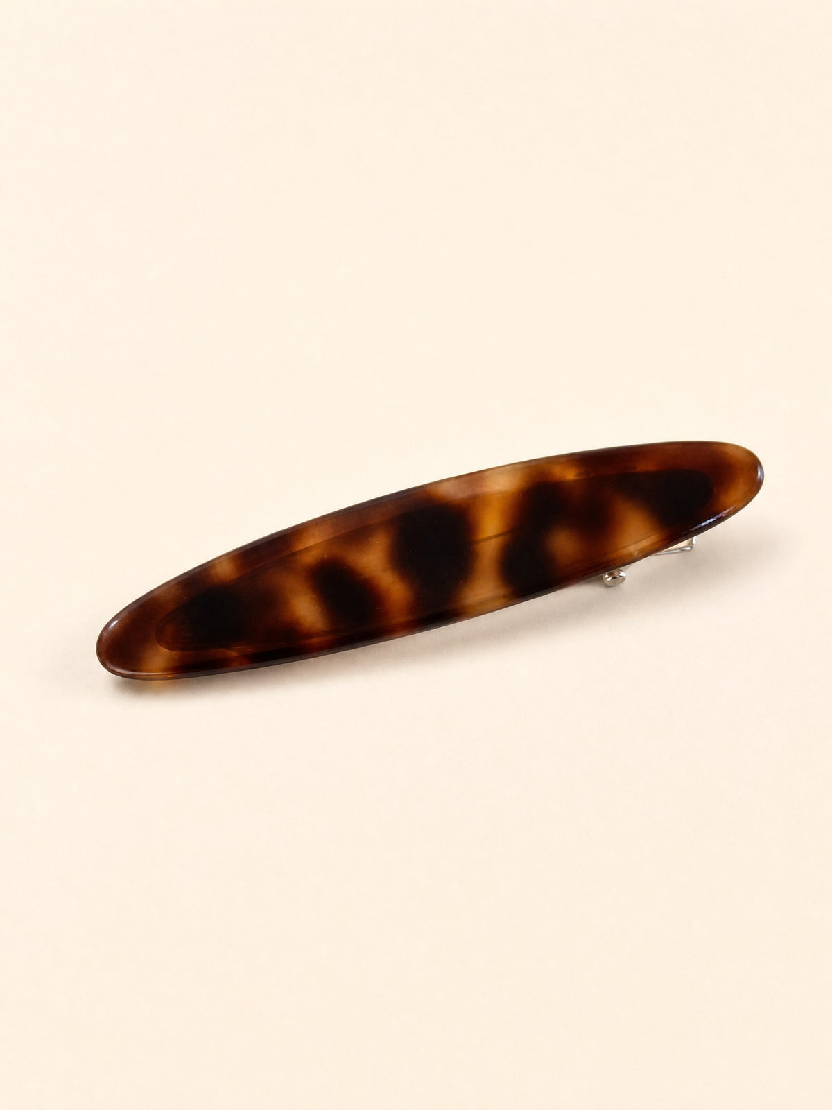 Caramel Claw Clip, Long Oval Clip