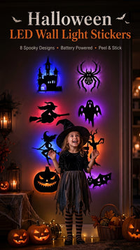 ShadowGlows: Haunted LED Silhouettes View 1