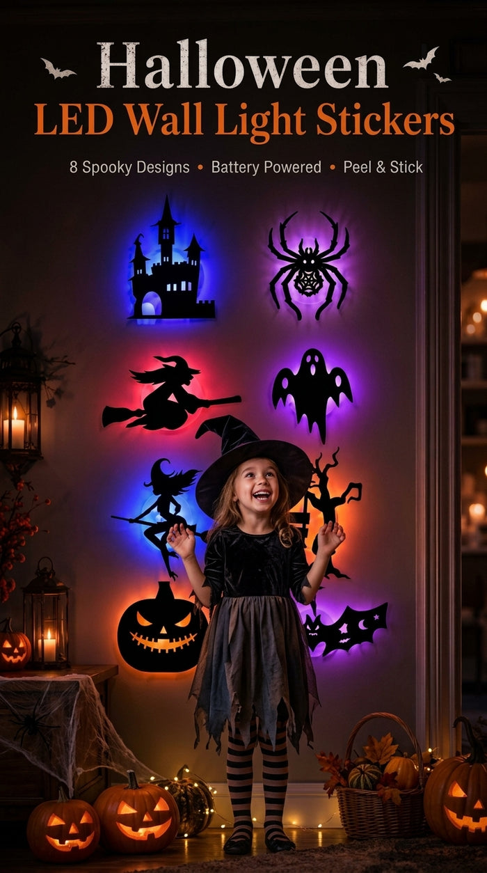 ShadowGlows: Haunted LED Silhouettes