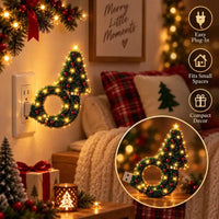 Easy Plug-In Compact Christmas Tree Projector Light fits small spaces View 6