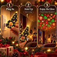 3 Easy Steps - Plug In, Aim Up at Wall or Ceiling, and Enjoy the Glow View 7