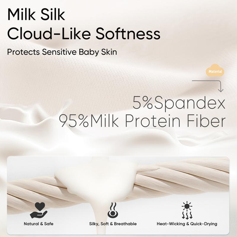 Milk silk fabric — 95% milk protein fibre, 5% spandex, breathable and quick-drying
