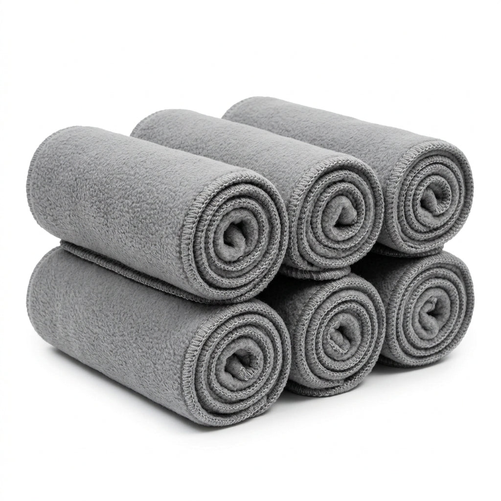 Ultra-Absorbent Bamboo Charcoal Diaper Inserts View 2