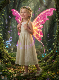 FairyGlow™ Electric Moving Butterfly Wings - Pink Variant View 11