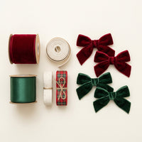 Festive Holiday Ribbons & Velvet Bows Kit (FREE) View 1