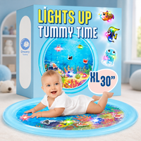 The mat as it arrives, boxed, showing the three light-up sea creatures