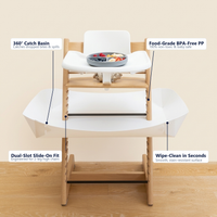 Baby Bubble™ 360° Highchair Food Catcher Tray View 2