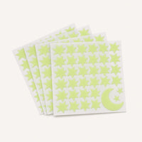 Glow in the dark stars and moon stickers View 1