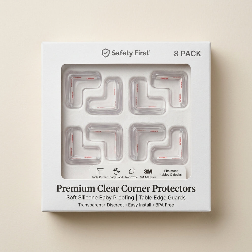 8× Soft Silicone Anti-Collision Corner Guards (FREE) View 1
