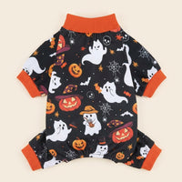 4-Pack Halloween Ghost Print Dog Pajamas View 4