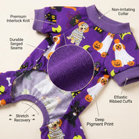 4-Pack Halloween Ghost Print Dog Pajamas View 5