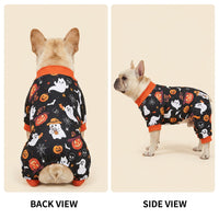 4-Pack Halloween Ghost Print Dog Pajamas View 6
