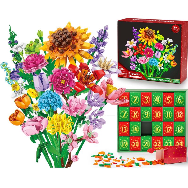 Merry Bloomers™ Flower Puzzle Advent Calendar View 1