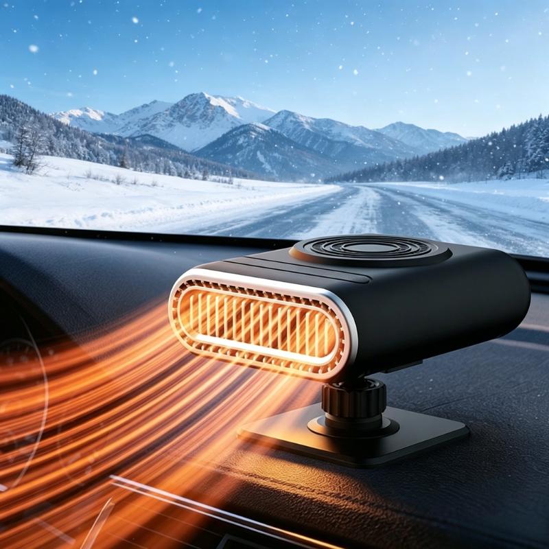 ClearView 12V Rapid Car Defroster & Heater Fan