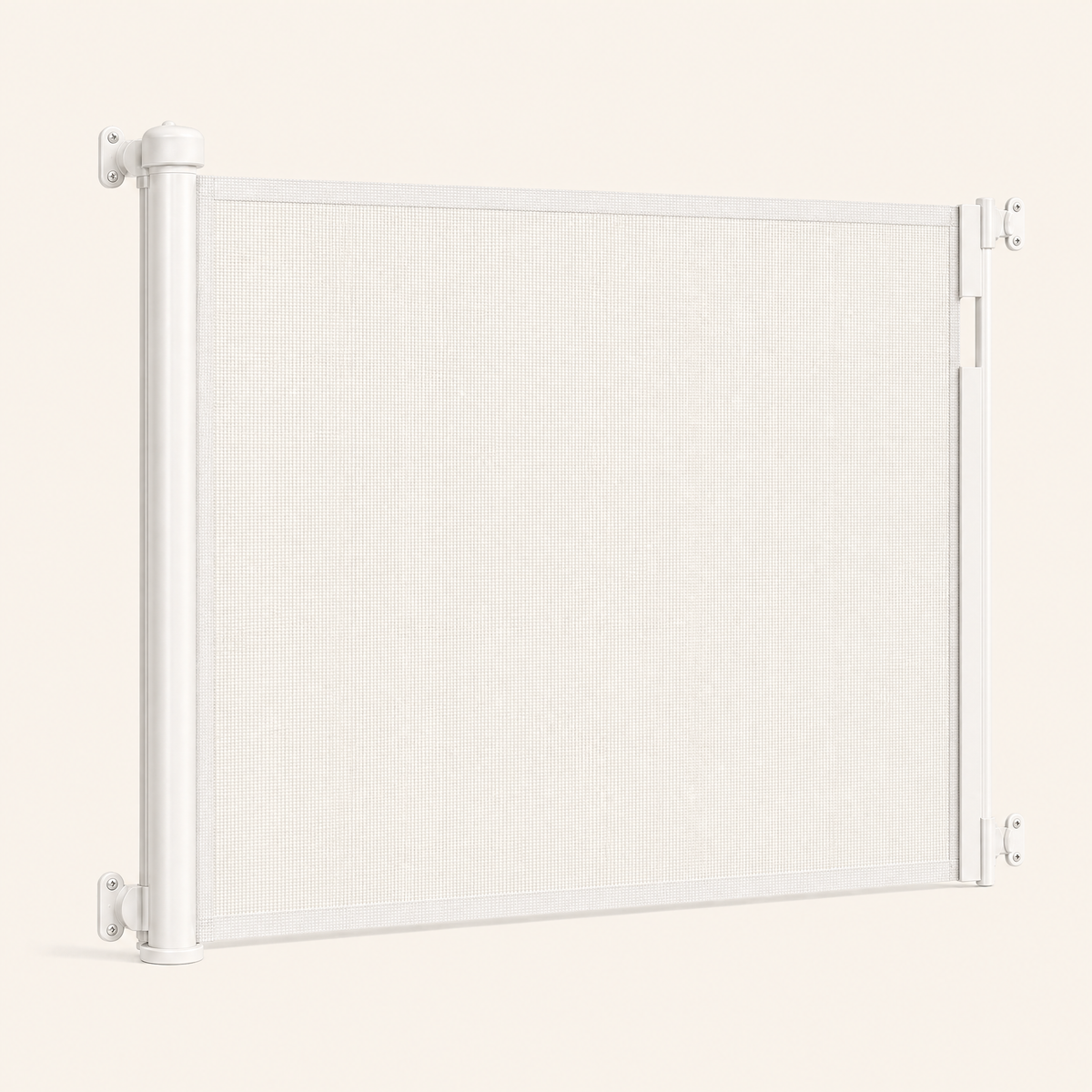 Extra-Tall Retractable Safety Gate - White View 1